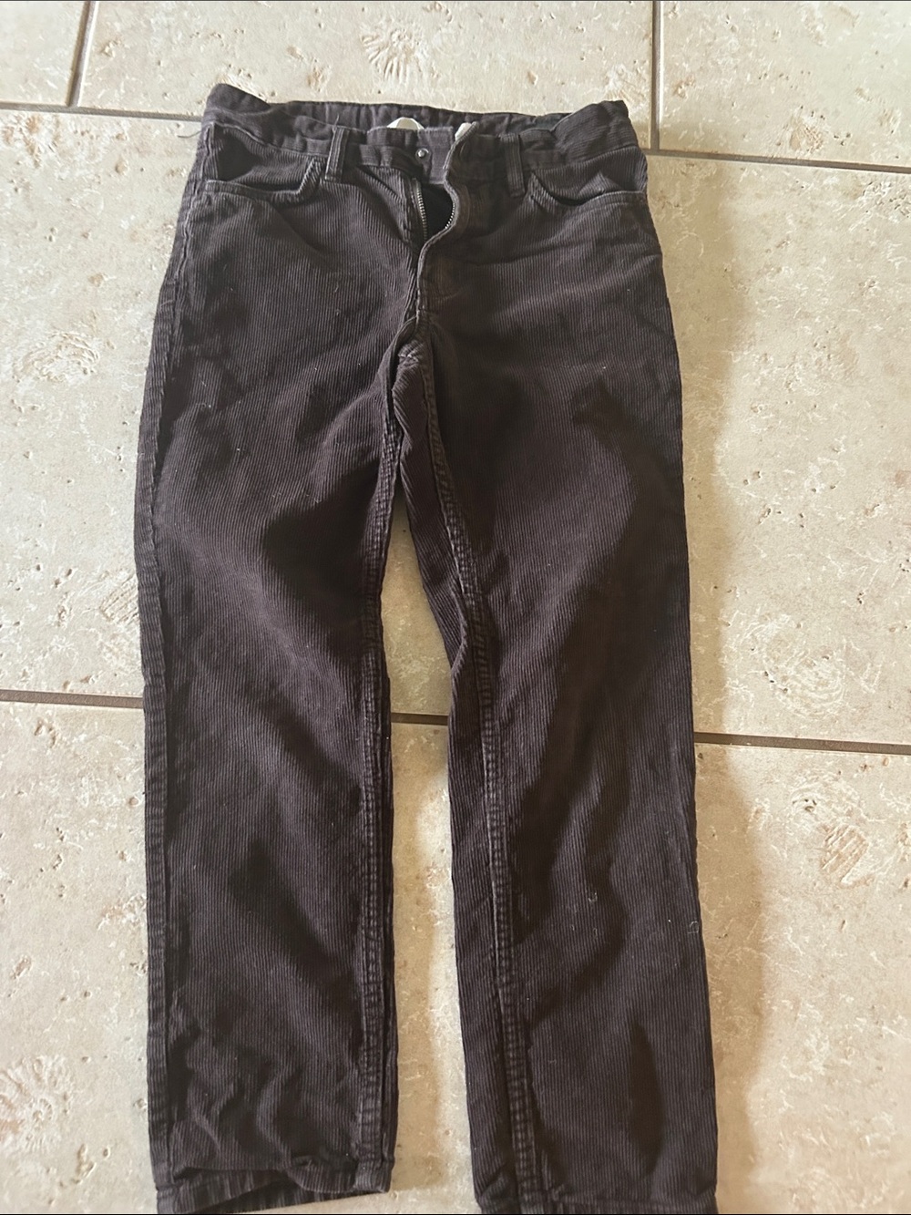 H&M Kids Dark Brown Corduroy Trousers